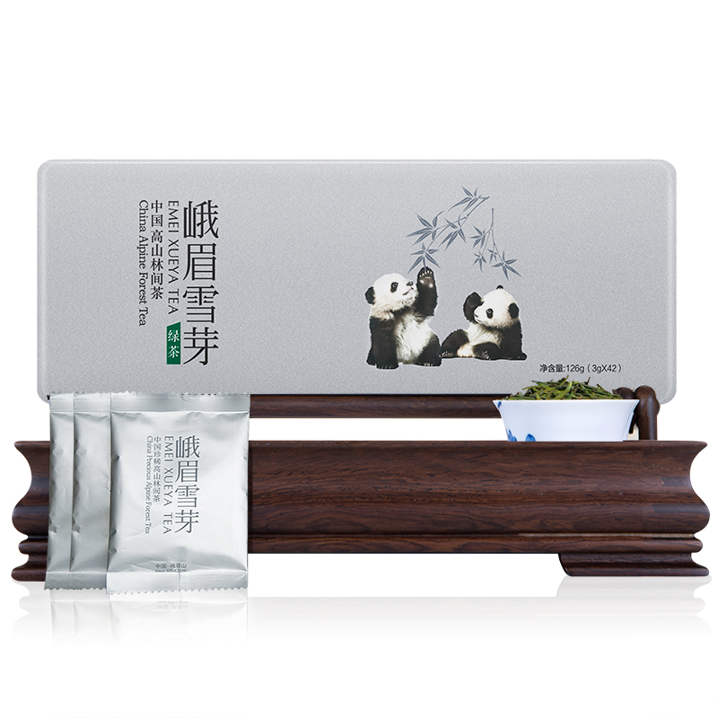 峨眉雪芽高山绿茶礼盒装
