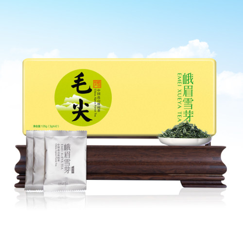 126g礼盒四川高山绿茶叶峨眉雪芽