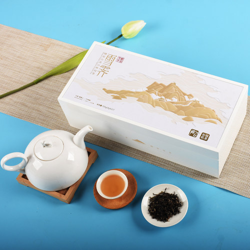 【顺丰】峨眉雪芽 雪霁禅心100g 峨眉山有机绿茶送礼品质礼盒装