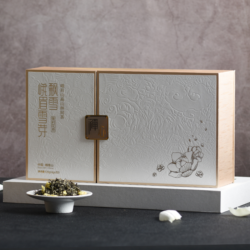 峨眉雪芽飘雪禅心礼盒装