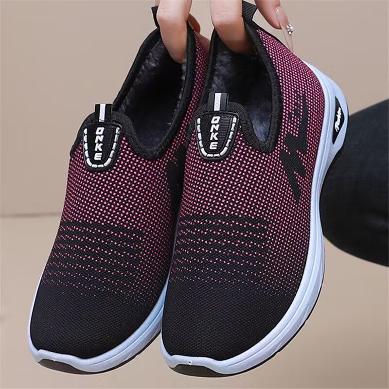 老北京布鞋女棉鞋加绒保暖妈妈鞋