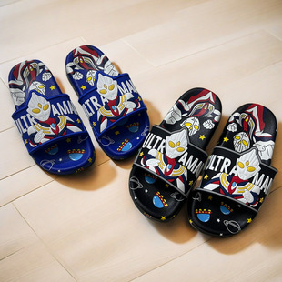 奥特曼儿童拖鞋男童夏迪迦卡通可爱男童宝宝防滑软底室内外穿凉拖