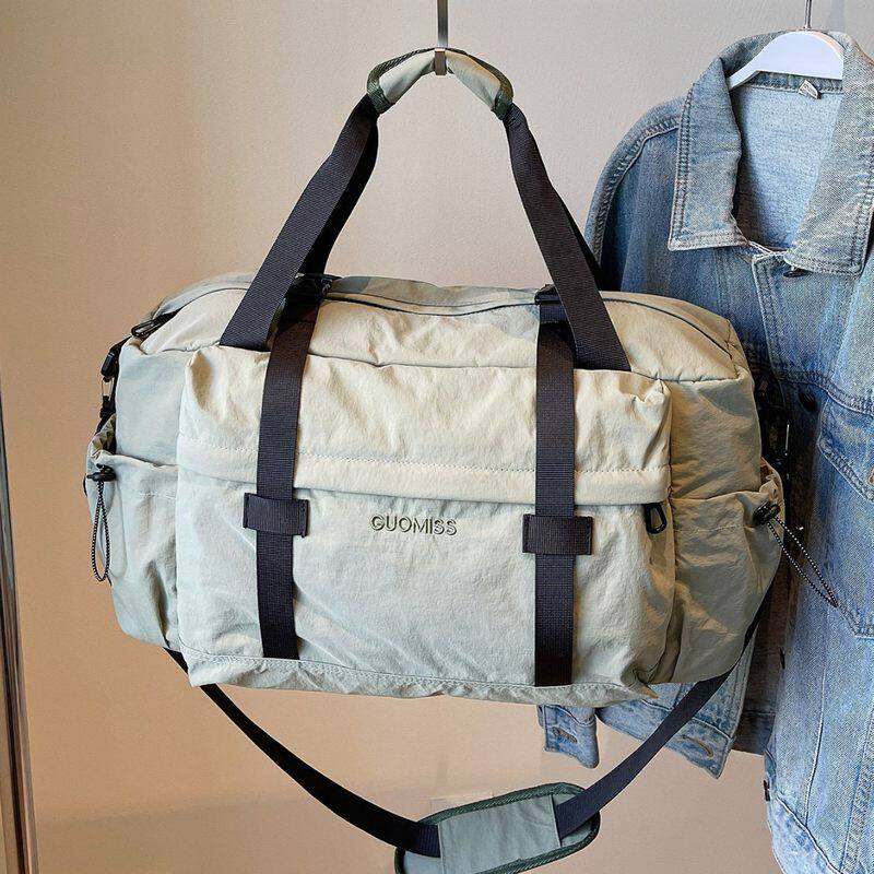 旅行包新款大容量加厚轻便短途包男款行李包健身旅游简约手提包斜