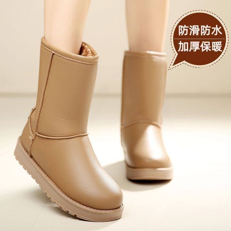 女鞋新款休闲百搭靴年洋气保暖