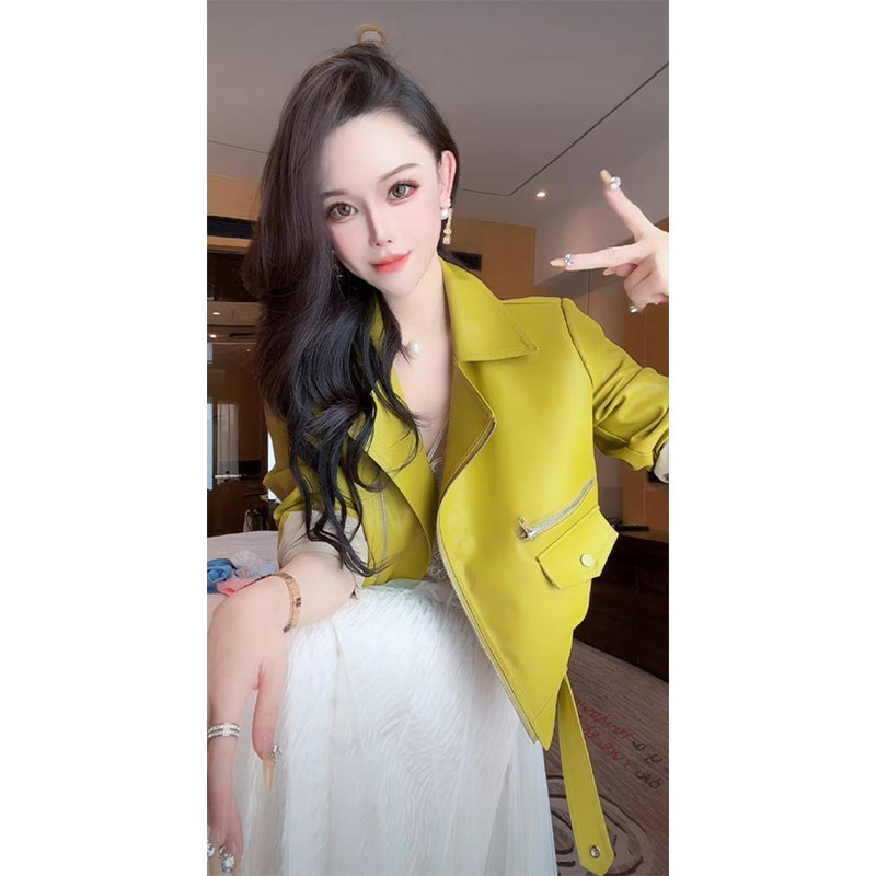 欧洲站皮衣外套女春秋2026新款短款小个子爆款欧货通勤皮夹克潮