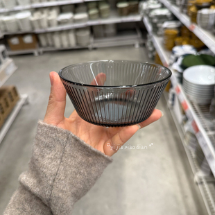 宜家正品 吃饭换个心情 剔透好看 玻璃小碗饭碗水果点心碗 哈雅达
