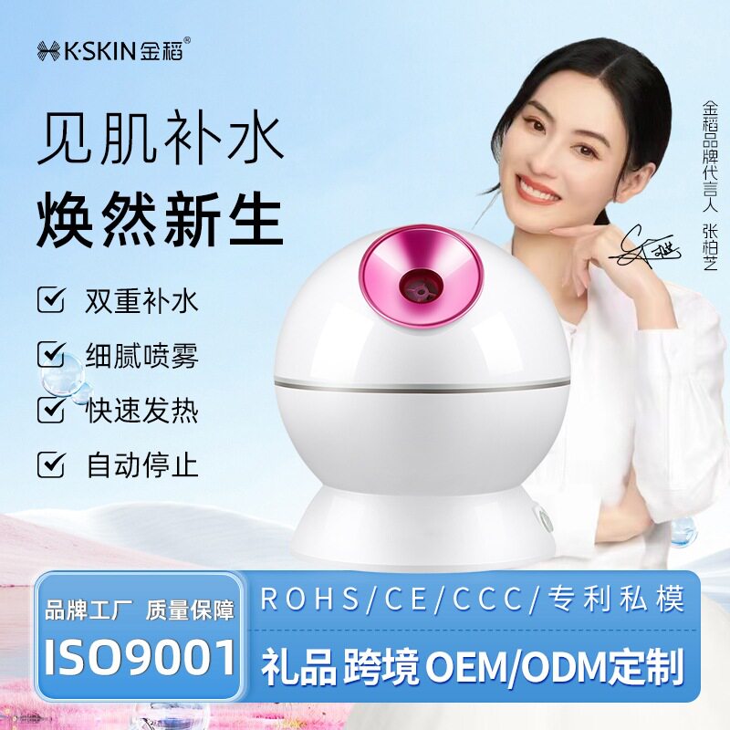 金稻节日礼品冷热双喷蒸脸器补水仪家用美容喷雾器蒸脸仪美容仪