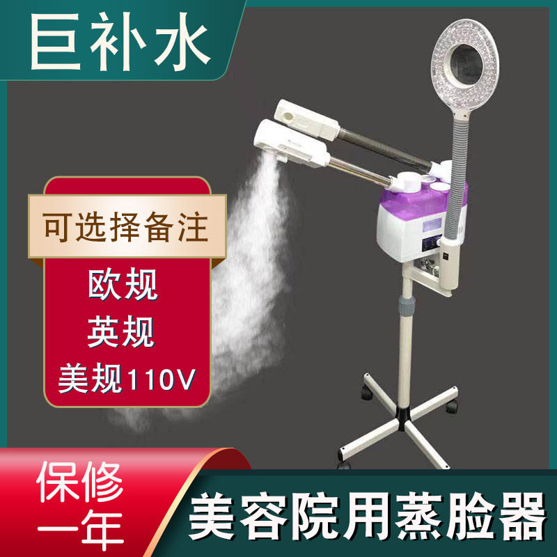 一件代发美容院专用蒸脸器双管冷热喷雾机纹眉纹绣灯黑头美容灯