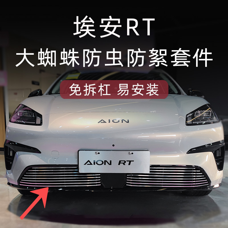 广汽埃安RT水箱防虫网前脸中网外观改装件专用装饰条汽车用品配件