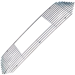 15-16款丰田凯美瑞中网外观改装配件七代半前脸保险杠专用装饰条