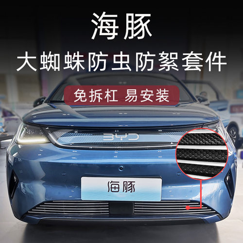 大蜘蛛比亚迪海豚前档防虫网