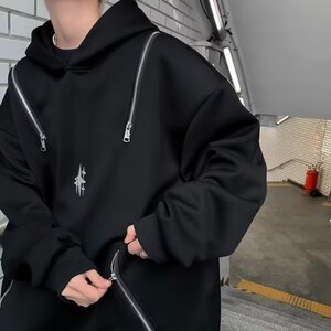 【网59】卫衣男款冬季美式重磅潮流套头帽衫宽松A079-611-P47图片