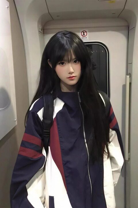 【001】拼接撞色翻领夹克男女新款宽松休闲运动外套A079-1193-P57,男装夹克,电商A079