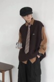 【21】圆领针织马甲背心男潮牌休闲百搭无袖毛衣A079-0127-P35，男装背心/马甲，电商A079