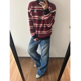 【210】冬新款刺绣条纹套头针织衫上衣外套A079-MY1005-P54，男装针织衫/毛衣，电商A079