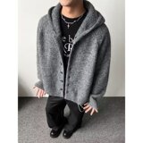 【网41】连帽毛衣男秋冬针织开衫外套潮A079-M5802--P75，男装针织衫/毛衣，电商A079