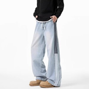 【175】25原版质量复古蓝浅蓝色黑色直筒牛仔裤A079-660-P44,男装牛仔裤,电商A079