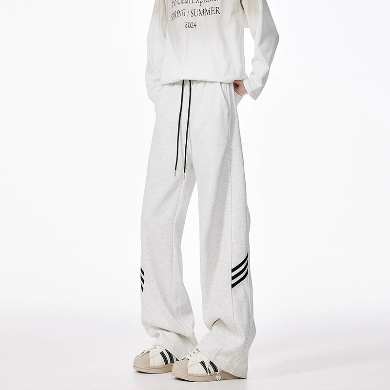 【网97】百搭宽松直筒休闲垂感阔腿长裤A079-K110-P32