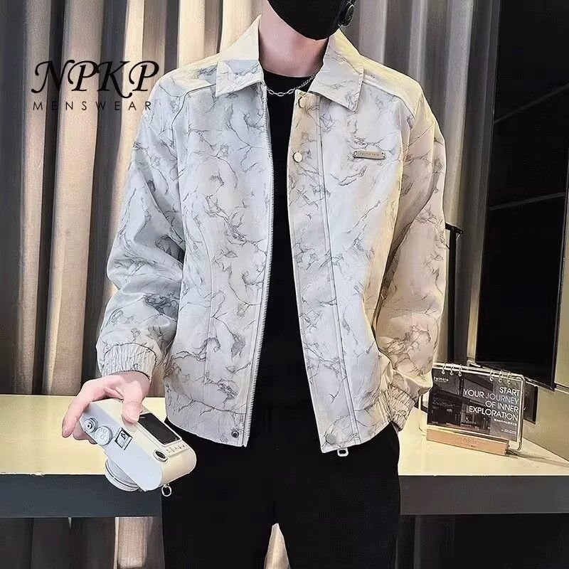 【259】2025男士高级感短款夹克男A079-JK30-P74,男装夹克,电商A079