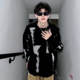 【网58】男士冬季新款线衣外套圆领套头宽松针织A079-D80-P47，男装针织衫/毛衣，电商A079