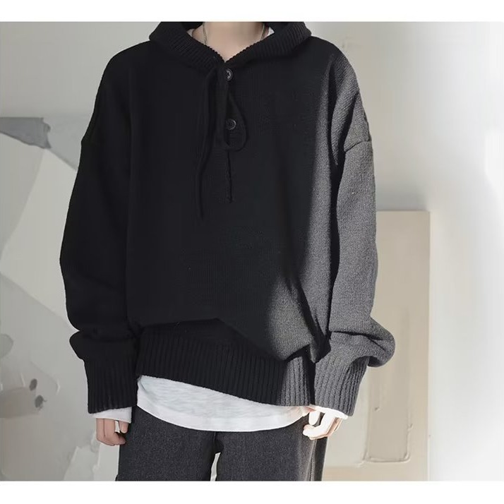 【284】连帽秋冬款加厚毛衣男A079-MY110-P45，男装针织衫/毛衣，电商A079