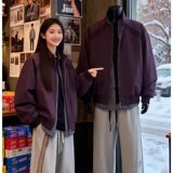 [001]飞行夹克男款痞帅高级感棒球服短款立领外套A079-8369-P56，男装夹克，电商A079