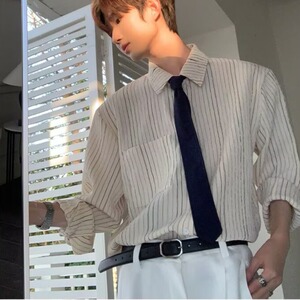 【94】5方领职业衬衫百搭免烫男士商务衬衣A079-CS317-P44,男装衬衫,电商A079