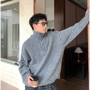 【网15】男士高领毛衣冬季加厚针织衫A079-A837-P52,男装针织衫/毛衣,电商A079