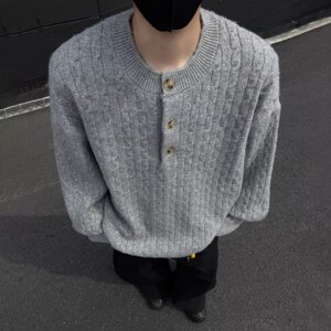 【268】25毛衣针织衫男高级感修身长袖卫衣A079-M041-P52图片