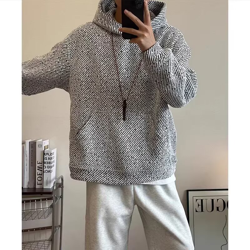 [004]满天星连帽卫衣男新款斑马纹外套A079-W3382-P38,女装短外套,电商A079
