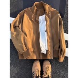 [001]立领夹克男款秋冬潮牌痞帅短款外套棒球服A079-M423-P53，男装夹克，电商A079
