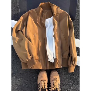 [001]立领夹克男款秋冬潮牌痞帅短款外套棒球服 A079-M423-P53图片