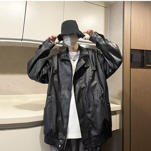 【网15】宽松百搭休闲加绒皮工装夹克外套男冬A079-J503加绒-p78图片