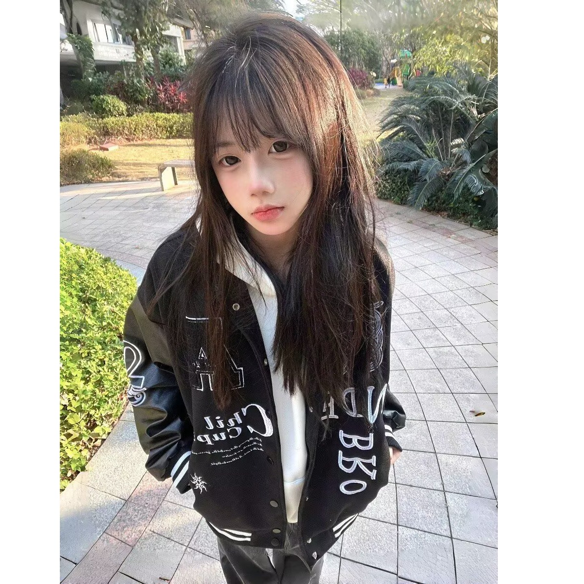 【网59】2025开衫拼接刺绣棒球服A079-A202-P61,女装职业装,电商A079 【网59】2025开衫拼接刺绣棒球服A079-A202-P61,女装职业装,电商A079