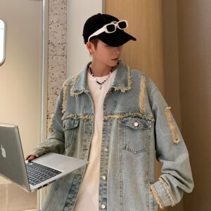 【网7】牛仔外套男女春秋款A079-JK8920-P50图片