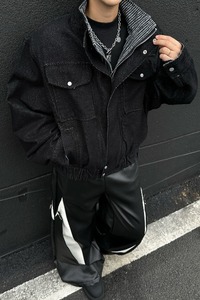 【网7】25两件重磅高级感牛仔外套男女夹克A079-JK8648-P81图片
