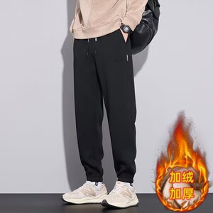 【235】5束脚卫裤男士冬季加绒宽松锥形男裤A079-K166加绒-P38,男装休闲裤,电商A079