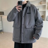 【187】麂皮绒外套男春秋季夹克青少年复古褂子A079--2582-P82，男装夹克，电商A079