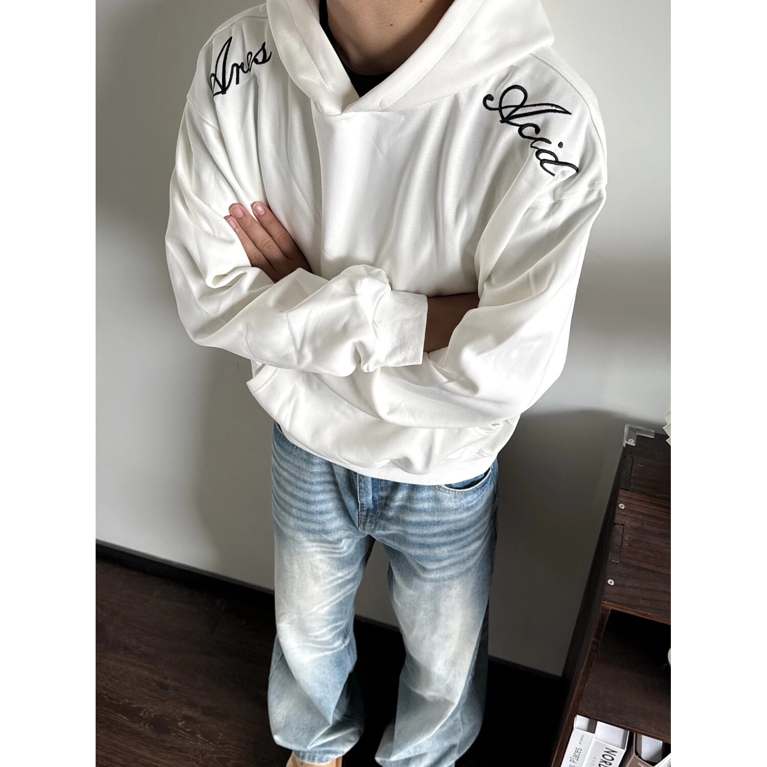 【170】25刺绣连帽卫衣420G重磅宽松套头上衣潮A079-CX226-P45,男装卫衣,电商A079
