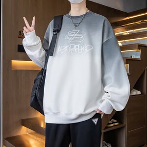 卫衣装男圆领长袖青年渐变色A079-W06-P37【网络图1】4-8XL元图片