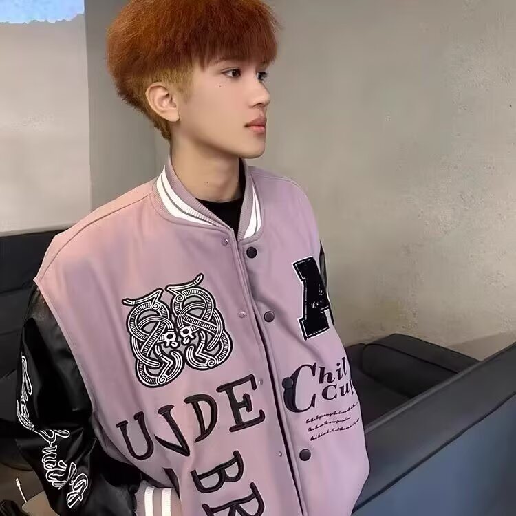 【网59】25开衫拼接刺绣棒球服A079-A202-P61,女装职业装,电商A079 【网59】25开衫拼接刺绣棒球服A079-A202-P61,女装职业装,电商A079