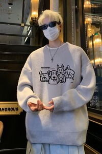 【网126】2025宽松圆领卫衣秋季新款潮牌A079-6393-P43图片