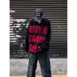 【7】仿貂毛字母毛衣男女宽松针织衫情侣上衣A079-MY9539-P54，男装针织衫/毛衣，电商A079