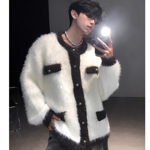 【网15】25毛衣软糯水貂绒针织开衫A079-A697-P56图片