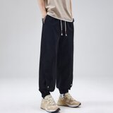 【网4】拼接直筒休闲裤A079-7010-46，男装休闲裤，电商A079
