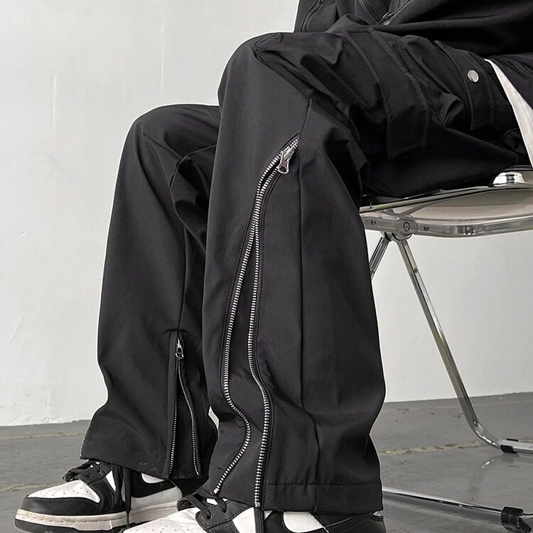 【网130】男款休闲多口袋直筒阔腿裤A079-A853-P42，男装休闲裤，电商A079