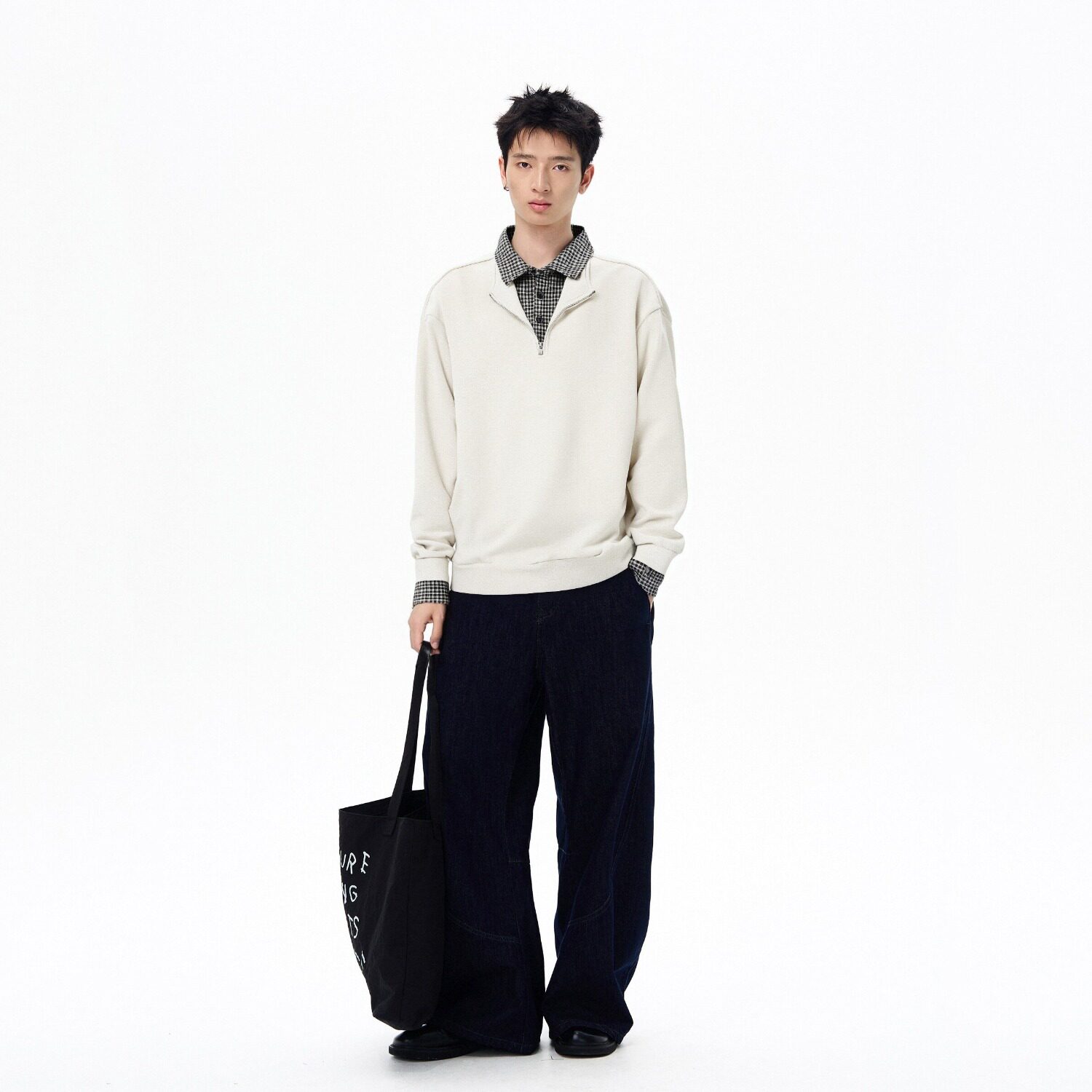 【网120】polo领卫衣男宽松学院风假两件长袖外套A079-T50-P44,女装短外套,电商A079