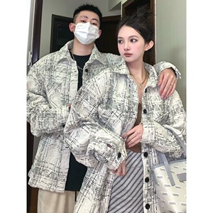 【网71】格子翻领外套男女秋季休闲百搭高级感A079-W1031-P46图片