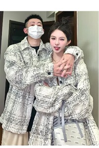 【网71】格子翻领外套男女秋季休闲百搭高级感A079-W1031-P46图片