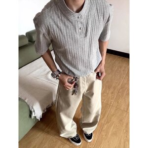 [003]短袖T恤男款夏季潮牌百搭半截袖上衣A079-S232-P38图片